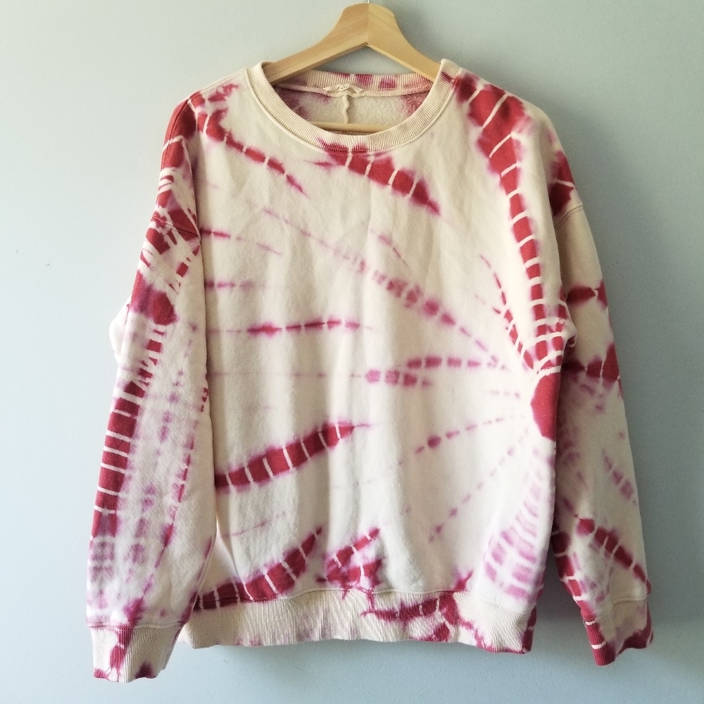 Easel Los Angeles Tie Dye Sweatshirt Small